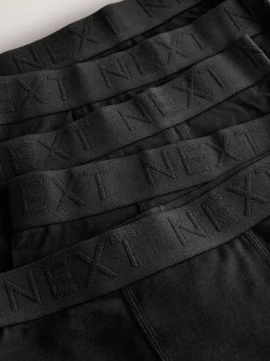 Zwarte tailleband - Verpakking van 5 trunks (1,5-16jr)