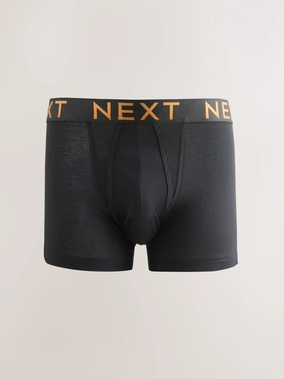 Zwarte tailleband met felgekleurde tekst in ombré - Hipster boxers van katoenrijke mix