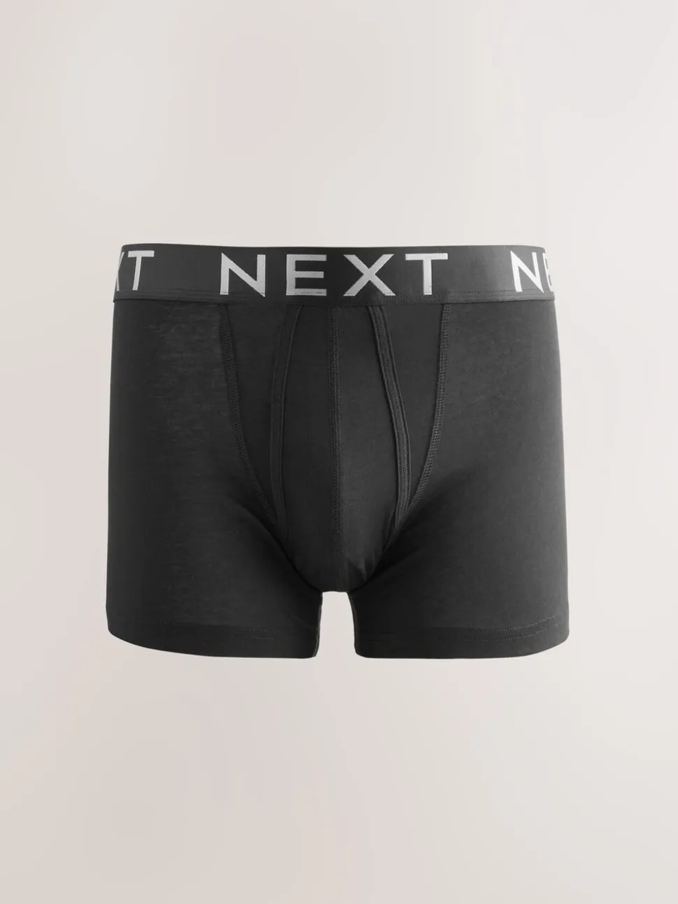 Zwarte tailleband met felgekleurde tekst in ombré - Hipster boxers van katoenrijke mix