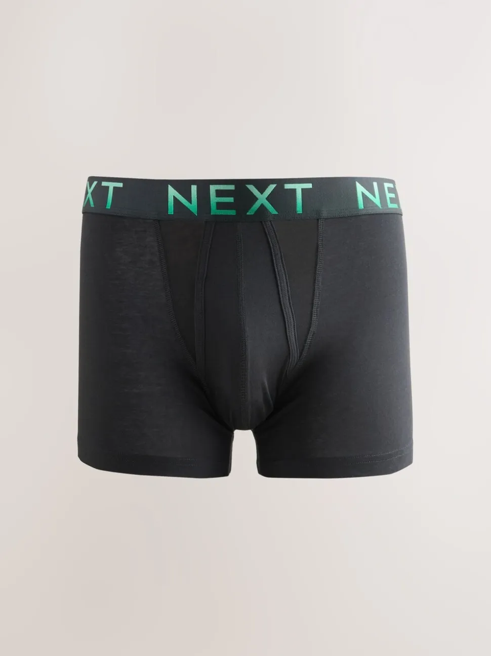 Zwarte tailleband met felgekleurde tekst in ombré - Hipster boxers van katoenrijke mix