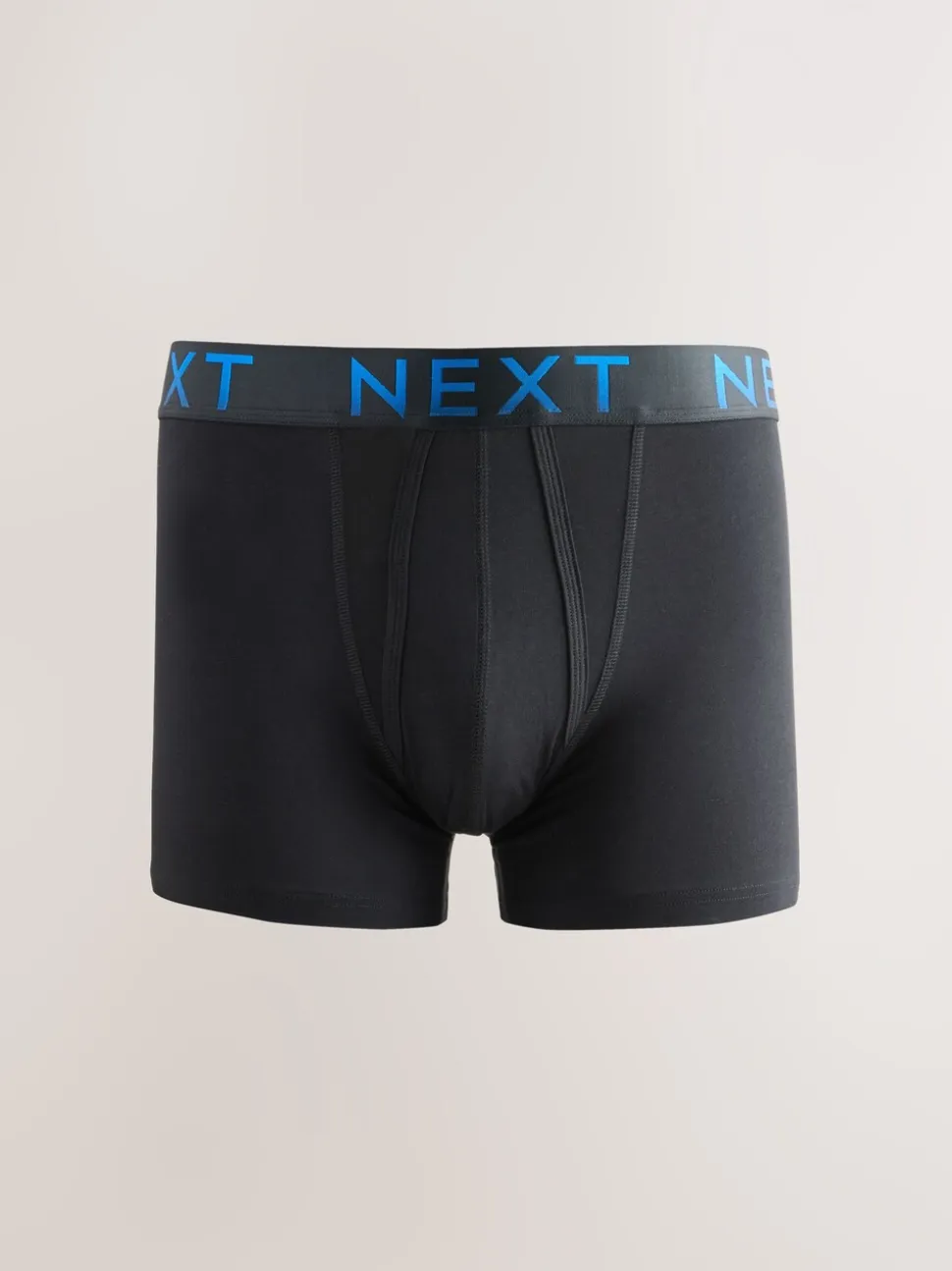 Zwarte tailleband met felgekleurde tekst in ombré - Hipster boxers van katoenrijke mix