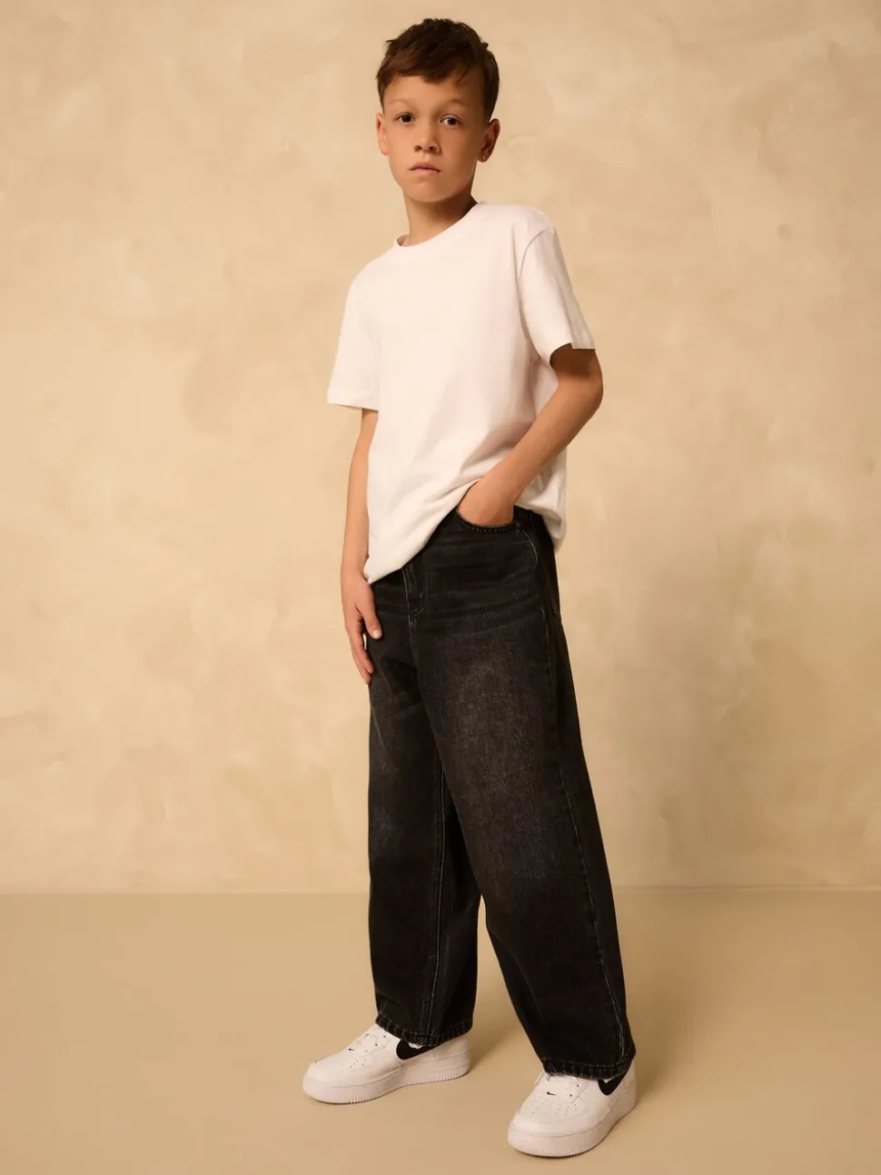 Zwarte wassing - Authentieke jeans (3-16jr)
