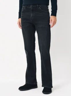 Zwarte wassing - Klassieke stretchy jeans