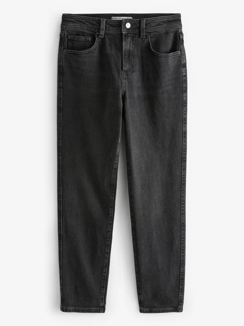 Zwarte wassing - Mom comfort stretch jeans