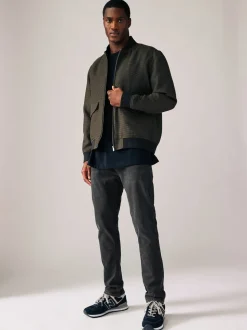 Zwarte wassing - Strakke Pasvorm - Comfortabele stretchjeans