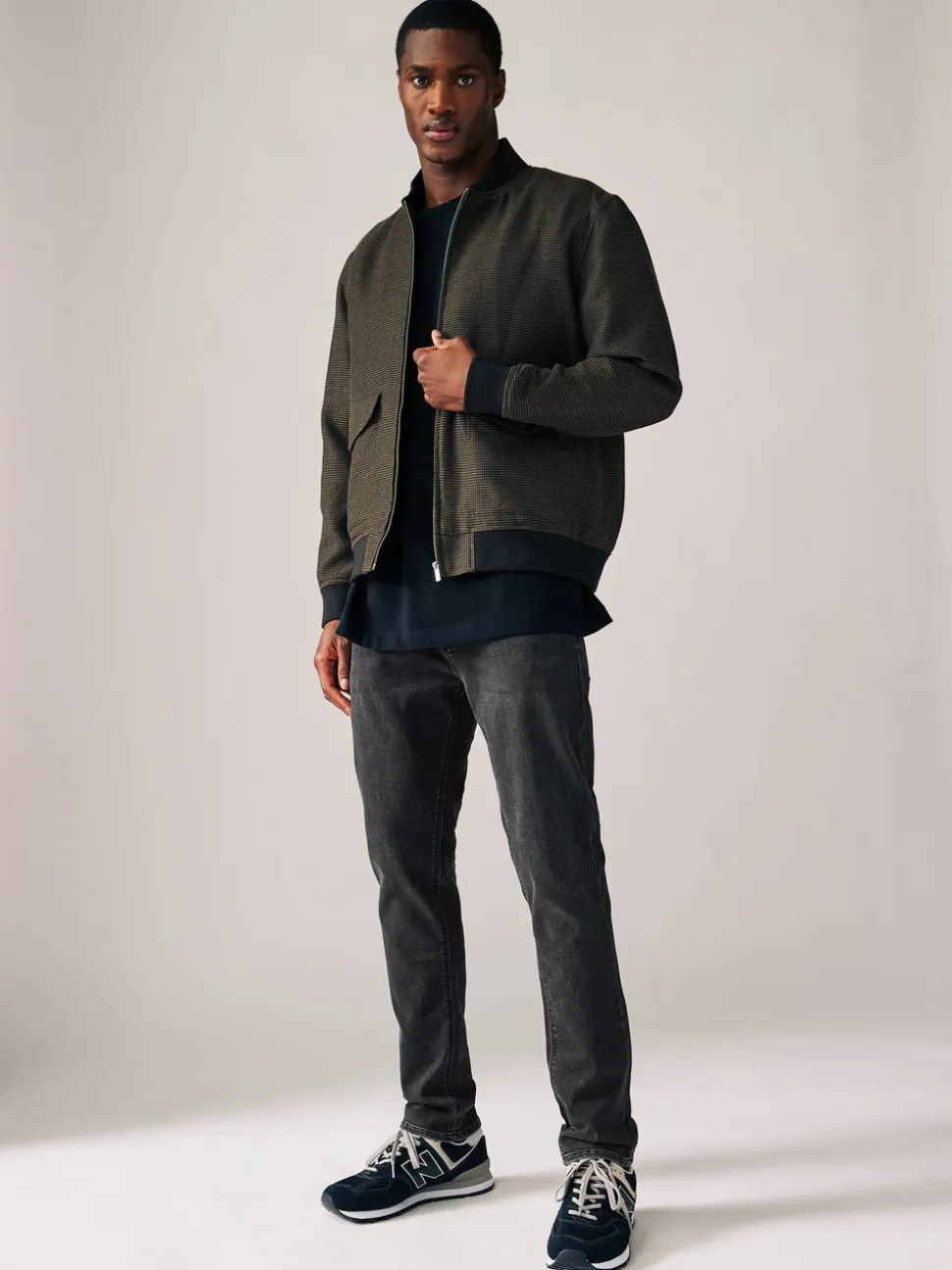 Zwarte wassing - Strakke Pasvorm - Comfortabele stretchjeans