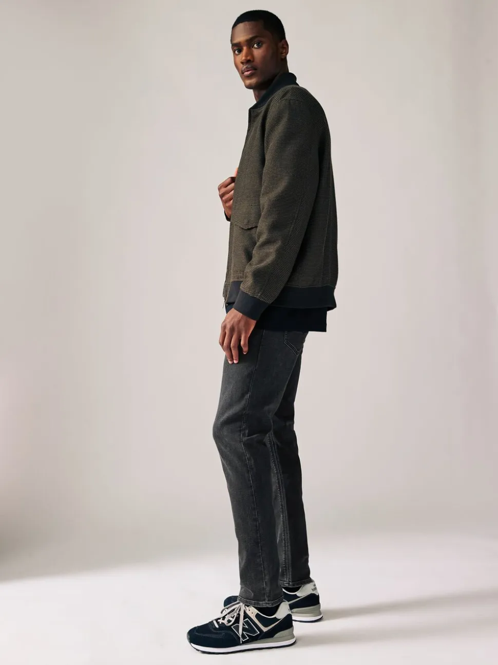Zwarte wassing - Strakke Pasvorm - Comfortabele stretchjeans