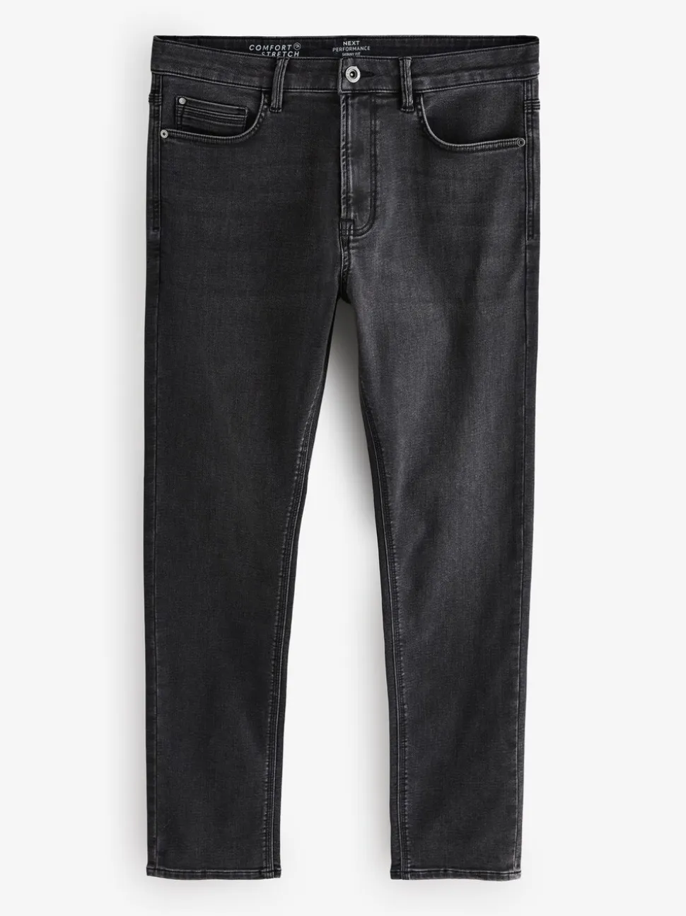 Zwarte wassing - Strakke Pasvorm - Comfortabele stretchjeans