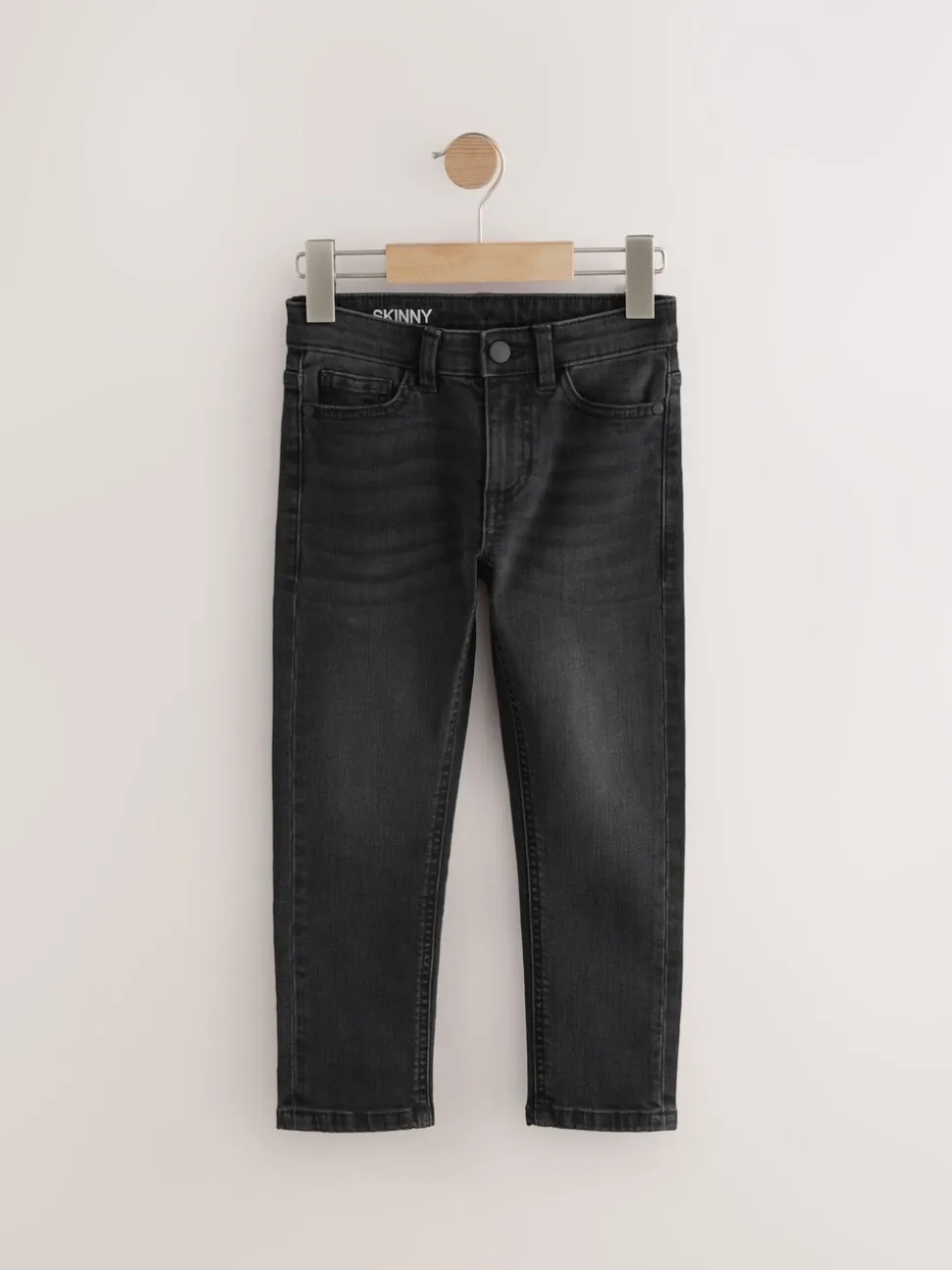 Zwarte wassing - Stretchjeans (3-17jr)