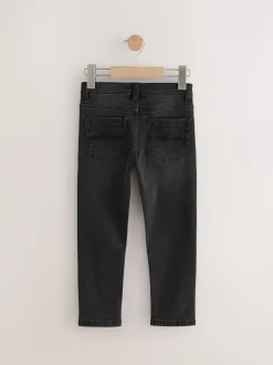 Zwarte wassing - Stretchjeans (3-17jr)