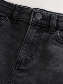 Zwarte wassing - Stretchjeans (3-17jr)