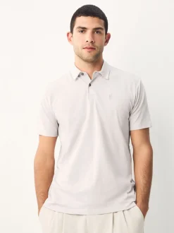 Zwart/Ecru/Blauw/Groen/Roze - Normale Pasvorm - Set van 5 jersey poloshirts met korte mouwen