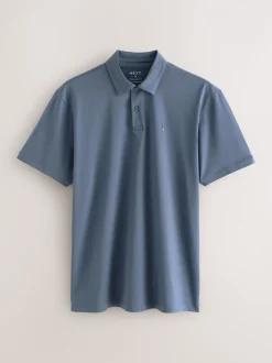 Zwart/Ecru/Blauw/Groen/Roze - Normale Pasvorm - Set van 5 jersey poloshirts met korte mouwen