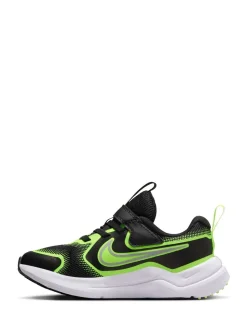 Zwart/geel - Nike Cosmic hardloopschoenen voor junioren