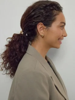 Zwart/goudkleurig - Twist Hair Bobble