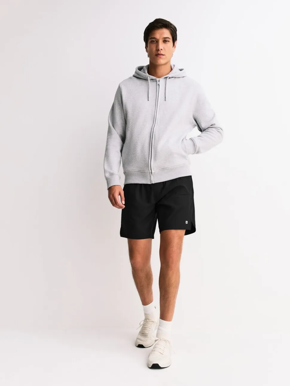 Zwart/grijs - 7 inch - Active Gym Sports Shorts 2 Pack