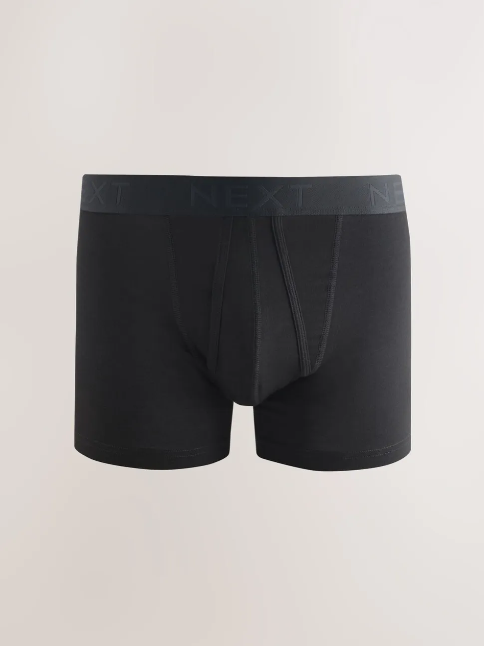 Zwart/grijs - Boxershorts van katoenrijk materiaal met A-voorkant