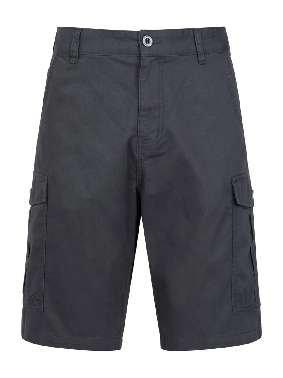 Zwart/grijs - Mountain Warehouse Mens Lakeside 100% Cotton Cargo Shorts