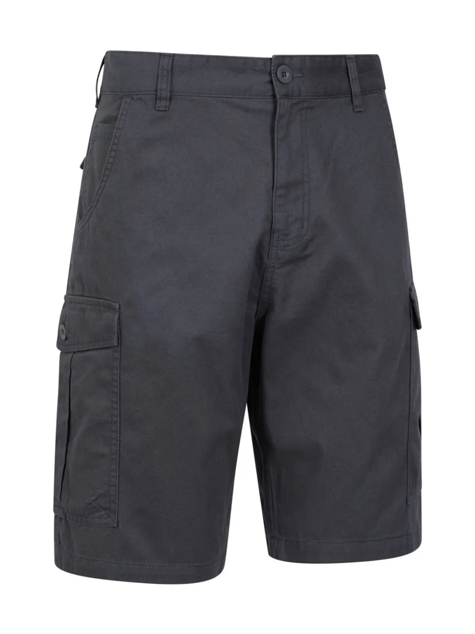 Zwart/grijs - Mountain Warehouse Mens Lakeside 100% Cotton Cargo Shorts