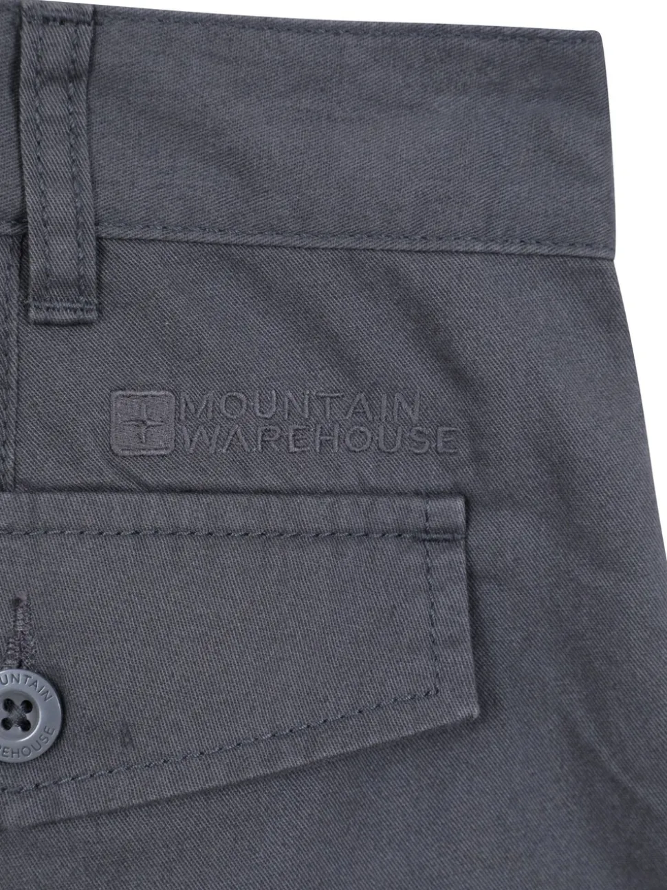 Zwart/grijs - Mountain Warehouse Mens Lakeside 100% Cotton Cargo Shorts