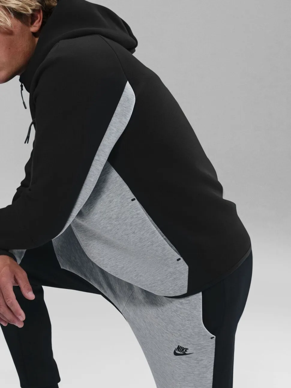 Zwart/grijs - Nike Tech Fleece joggingbroek