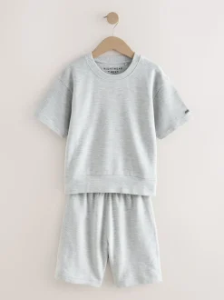Zwart/grijs - Set van 3 pyjama's met short (3-16 jr)