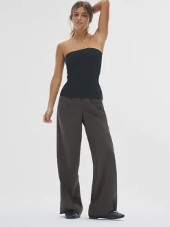 Zwart/grijs - The Set 2 Pack Wide Leg Pleated Trousers