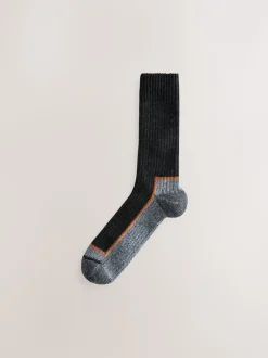 Zwart/grijs - Thermal Workwear Socks 2 Pack