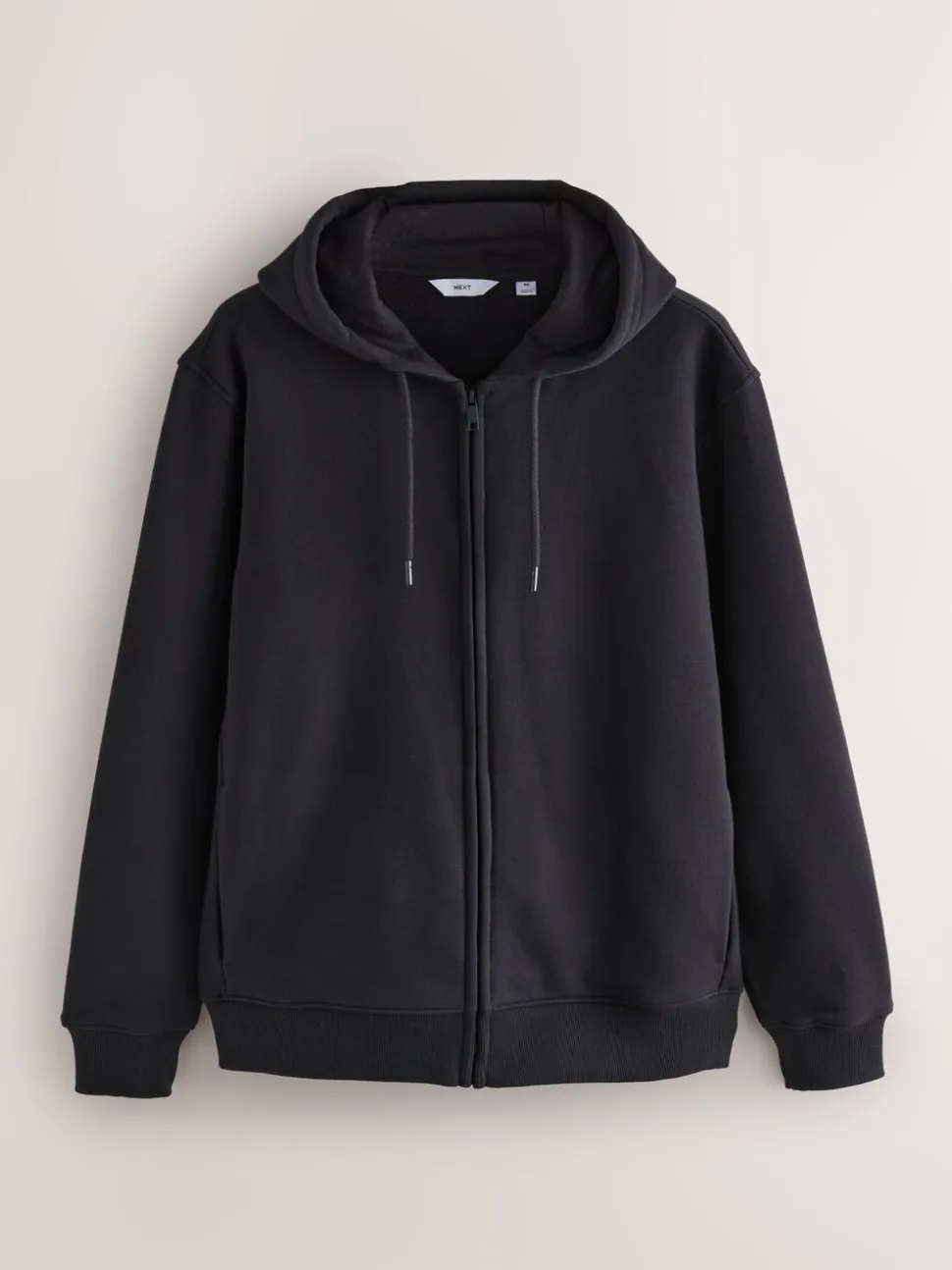 Zwart/grijs gemêleerd - Cotton Rich Heavyweight Jersey Full Zip Hoodies 2 Pack