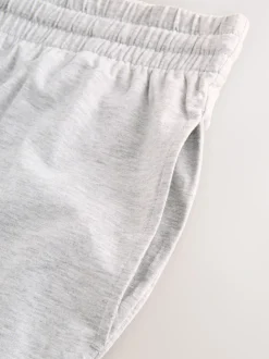 Zwart/grijs gemêleerd - Jersey pyjama met korte mouwen