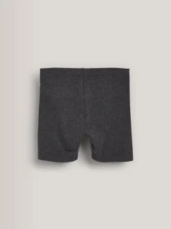 Zwart/grijs gemêleerd - Set van 2 fietsshorts (3 - 16 jr)