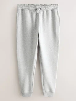 Zwart/grijs gemêleerd - Slim Fit Brushback Heavyweight 2 Pack Joggers