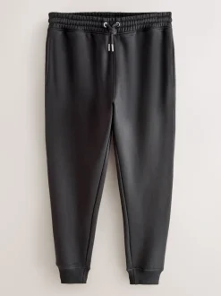 Zwart/grijs gemêleerd - Slim Fit Brushback Heavyweight 2 Pack Joggers