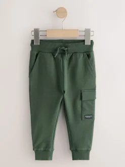 Zwart/grijs gemêleerd/lichtbruin - Verpakking van 5 joggingbroeken (3mnd-7jr)