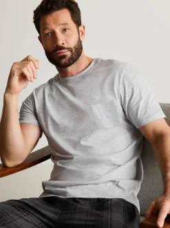 Zwart/grijs geruit - 2 jersey pyjama's
