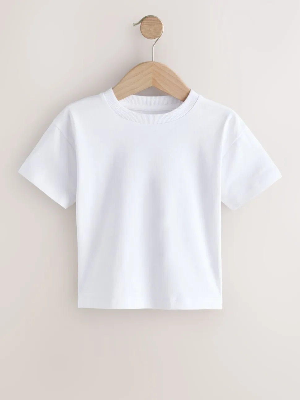 Zwart/Grijs/Bruin/kiezelkleurig/Wit - Set van 5 T-shirts met korte mouwen (3mnd-7jr)