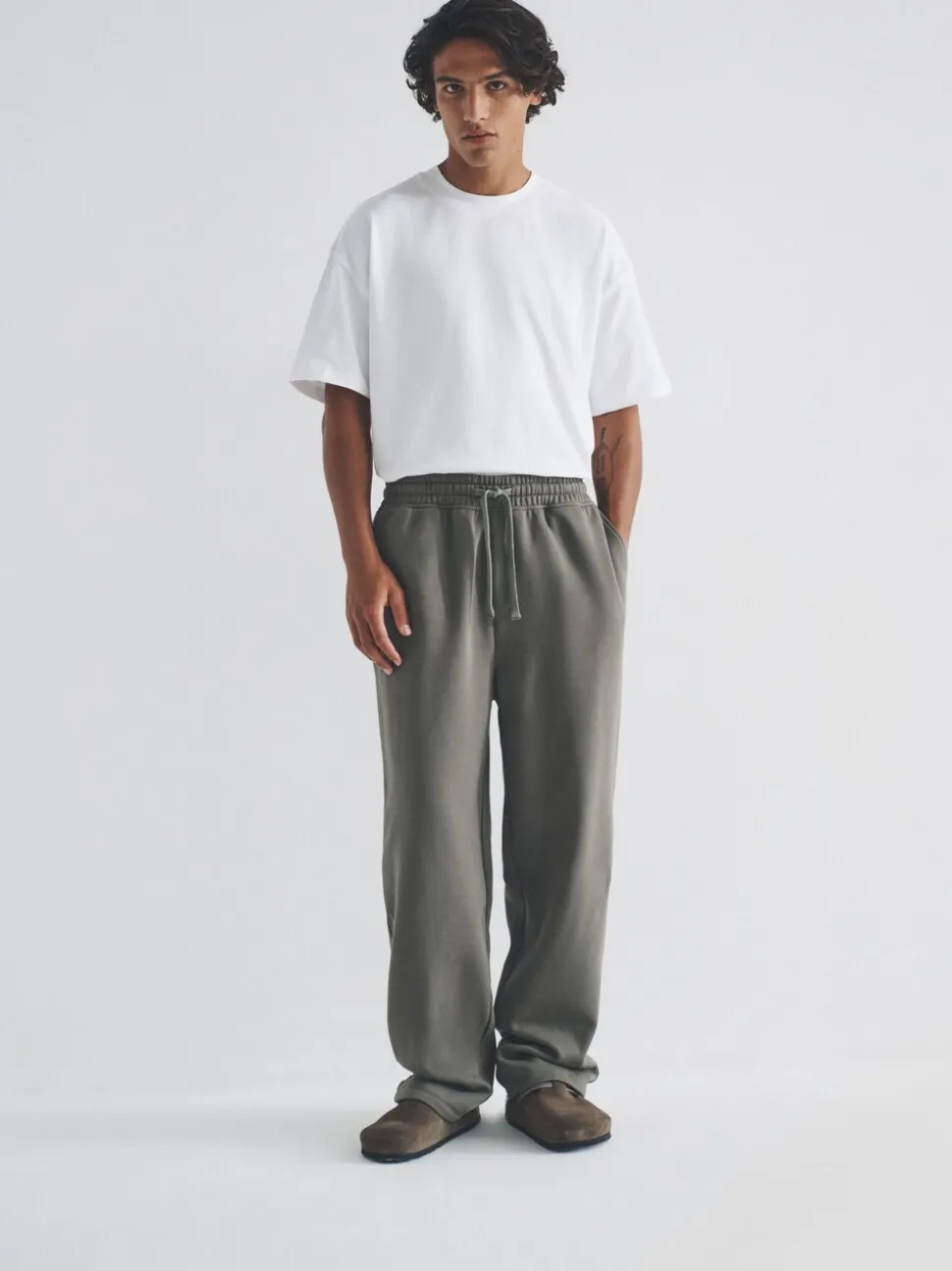 Zwart/groen - The Set 4 Pack Joggingbroeken met wijde pijpen