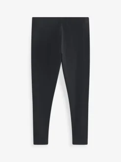Zwart/groen/blauw/bessenrood/lilapaars - Verpakking van 5 leggings (3-16 jr)