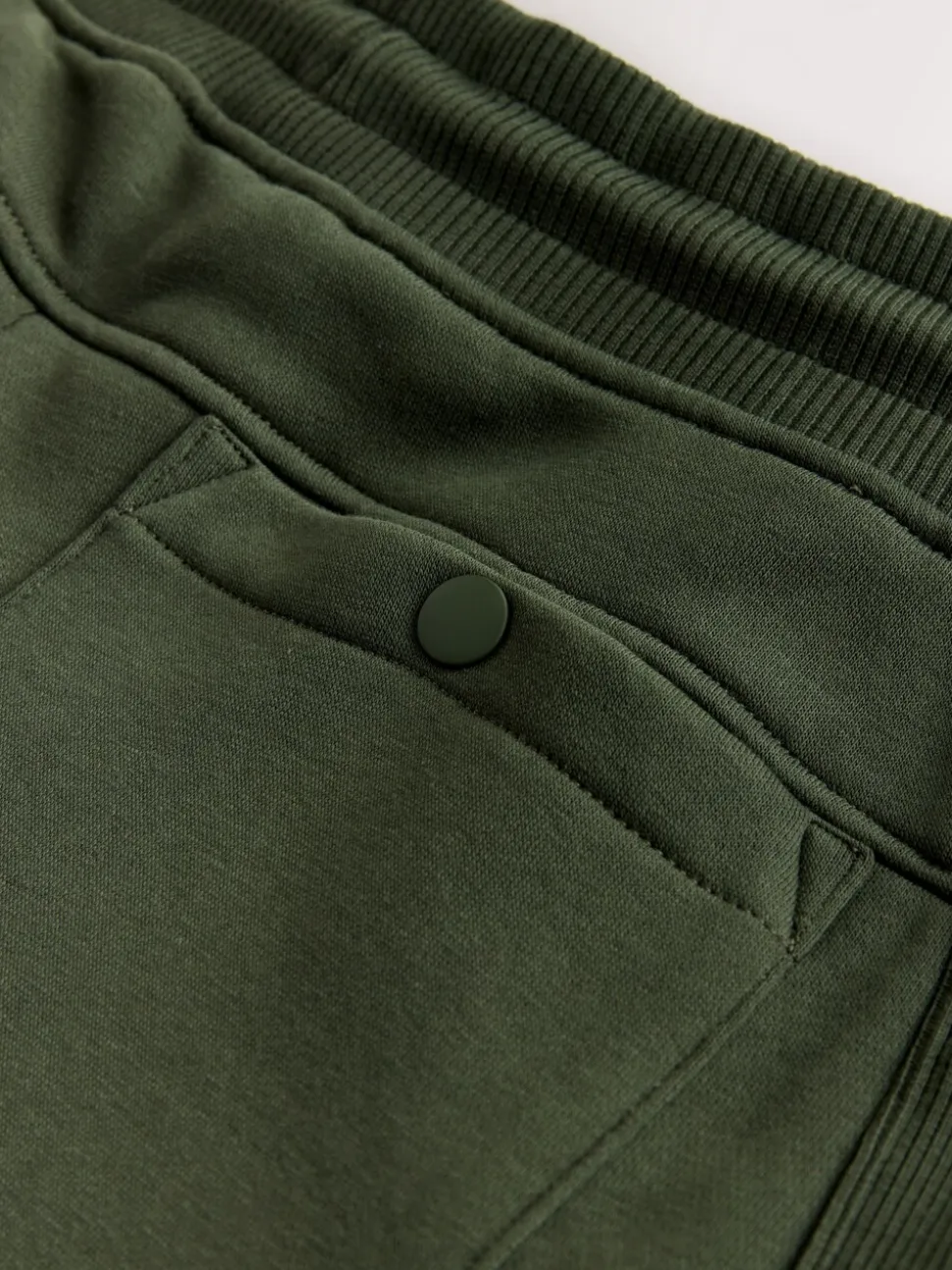 Zwart/kakigroen - Slim Fit Utility Brushback Heavyweight 2 Pack Cargo Joggers