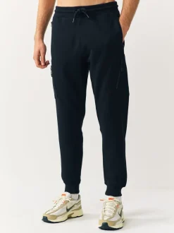 Zwart/kakigroen - Slim Fit Utility Brushback Heavyweight 2 Pack Cargo Joggers