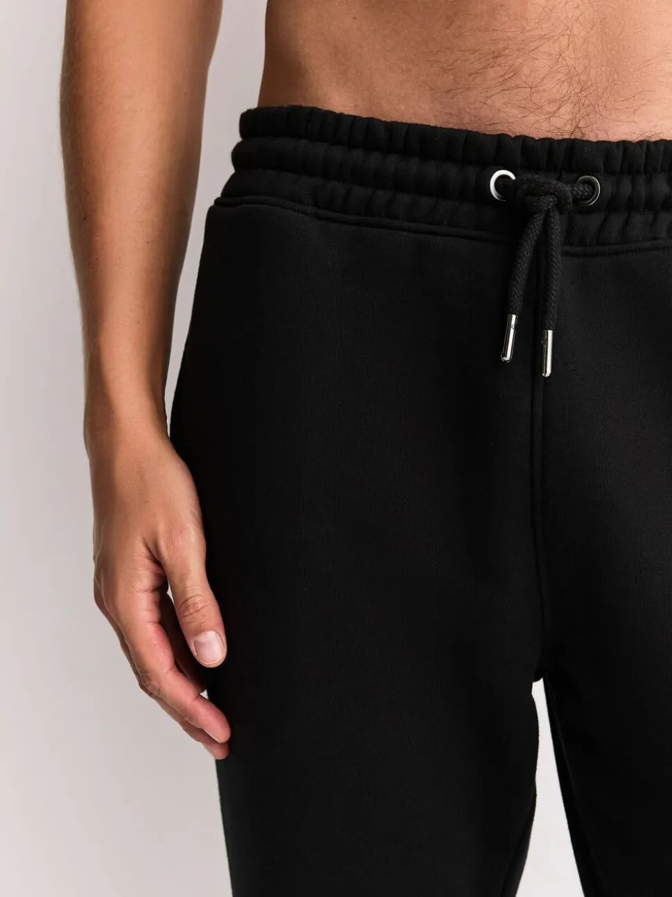 Zwart/Leisteen grijs - Straight Fit Brushback Heavyweight 2 Pack Joggers