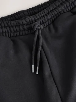 Zwart/Leisteen grijs - Straight Fit Brushback Heavyweight 2 Pack Joggers