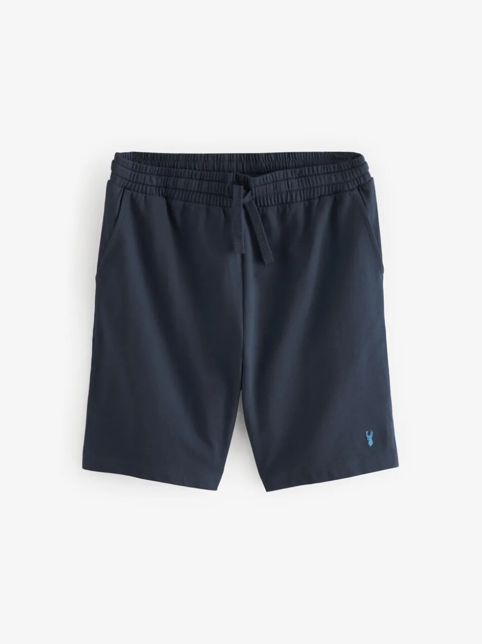 Zwart/marineblauw - Loopback Soft Touch 2 Pack Jogger Shorts