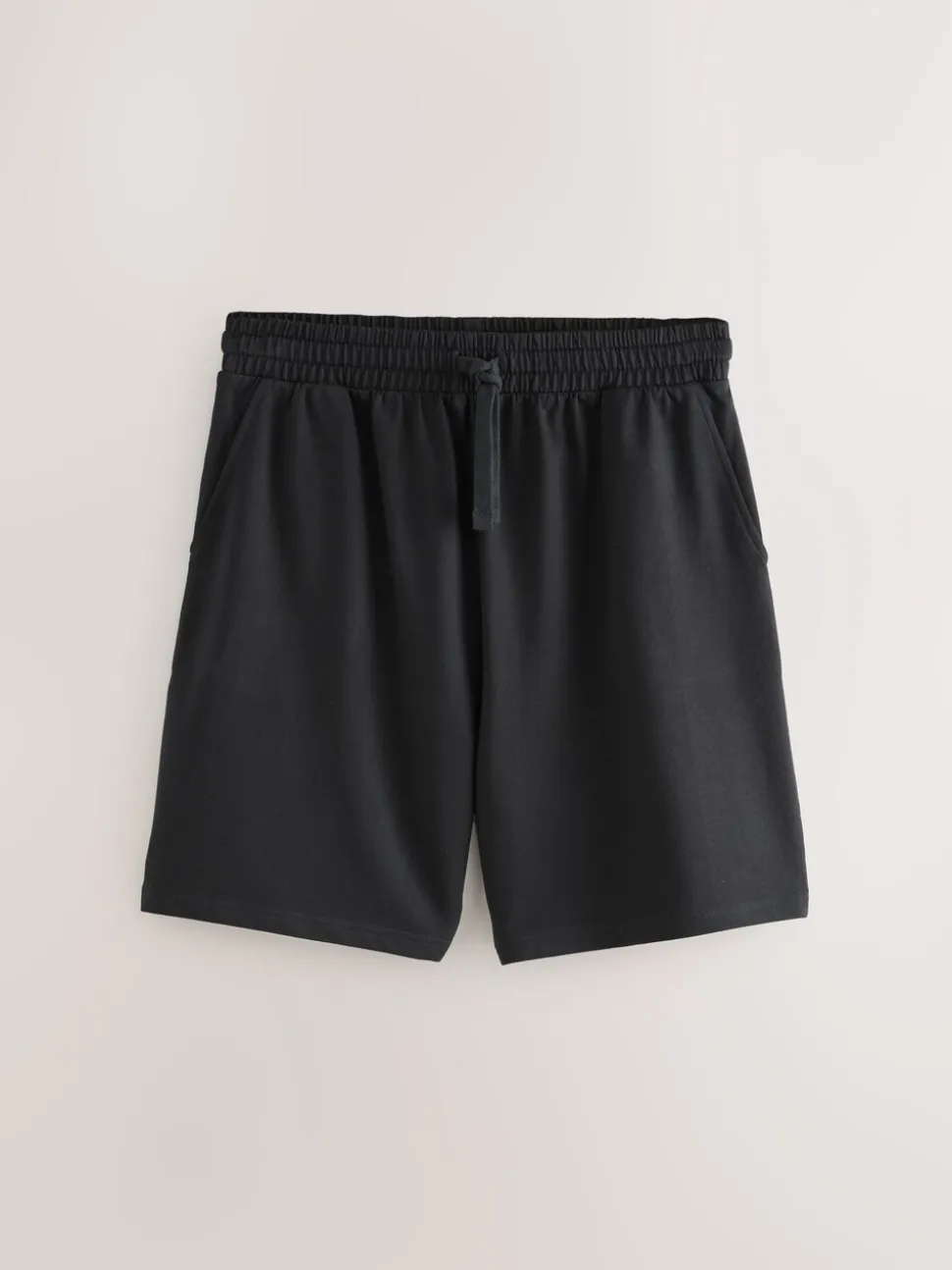Zwart/marineblauw - Loopback Soft Touch 2 Pack Jogger Shorts