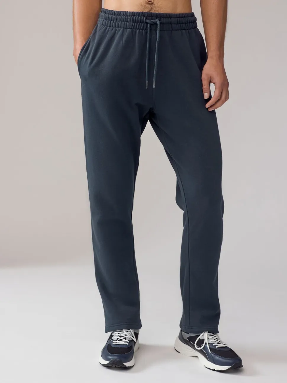 Zwart/marineblauw - Open - Brushback Heavyweight Open 2 Pack Joggers