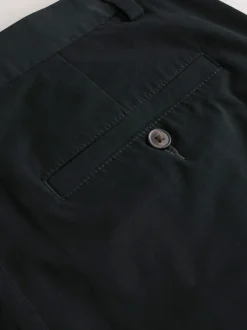 Zwart/marineblauw - Slim Fit - Set van 2 chinoshorts met stretch