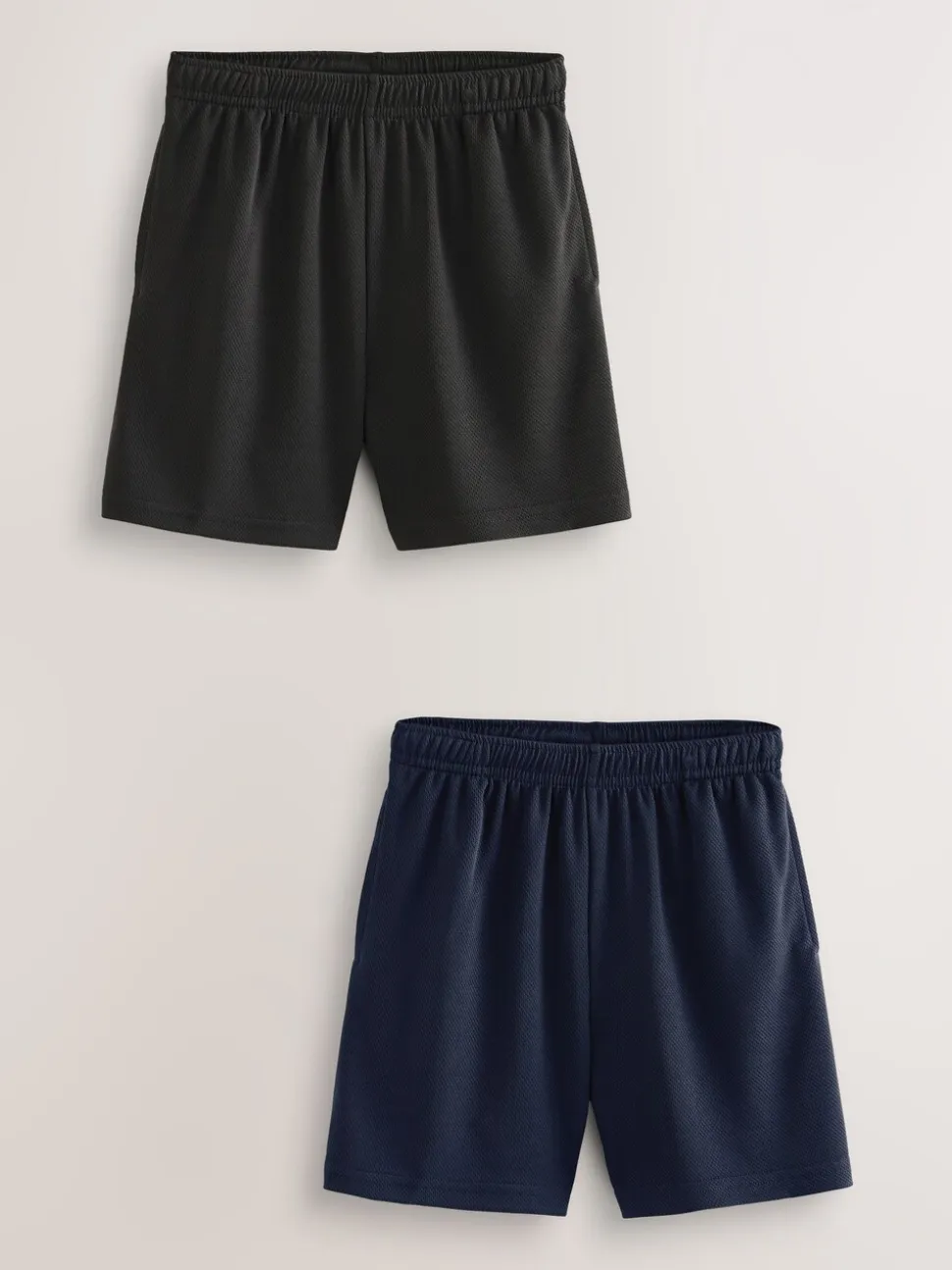 Zwart/marineblauw - Sportshort (3-16 jr)