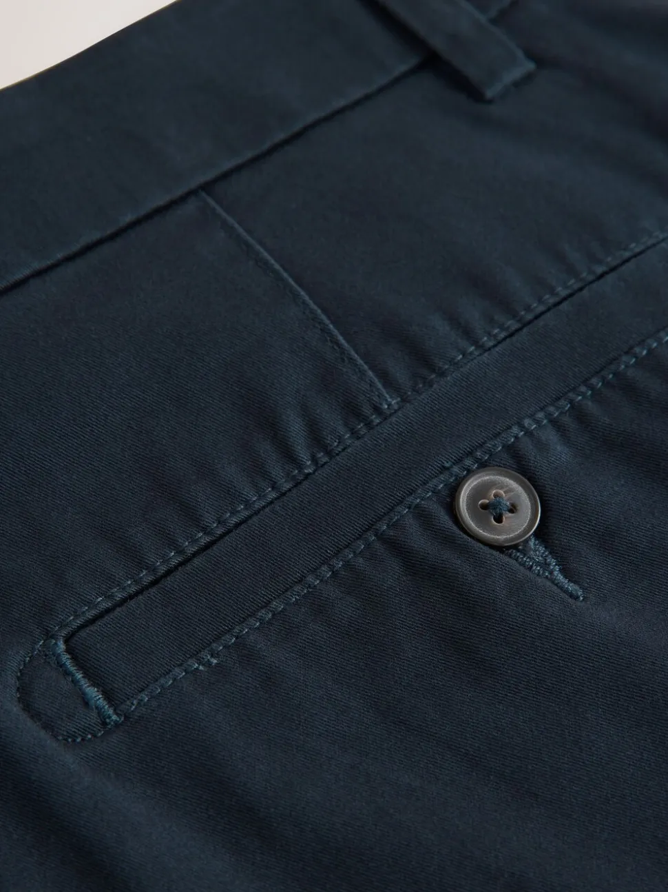 Zwart/marineblauw - Straight fit - Set van 2 chinoshorts met stretch