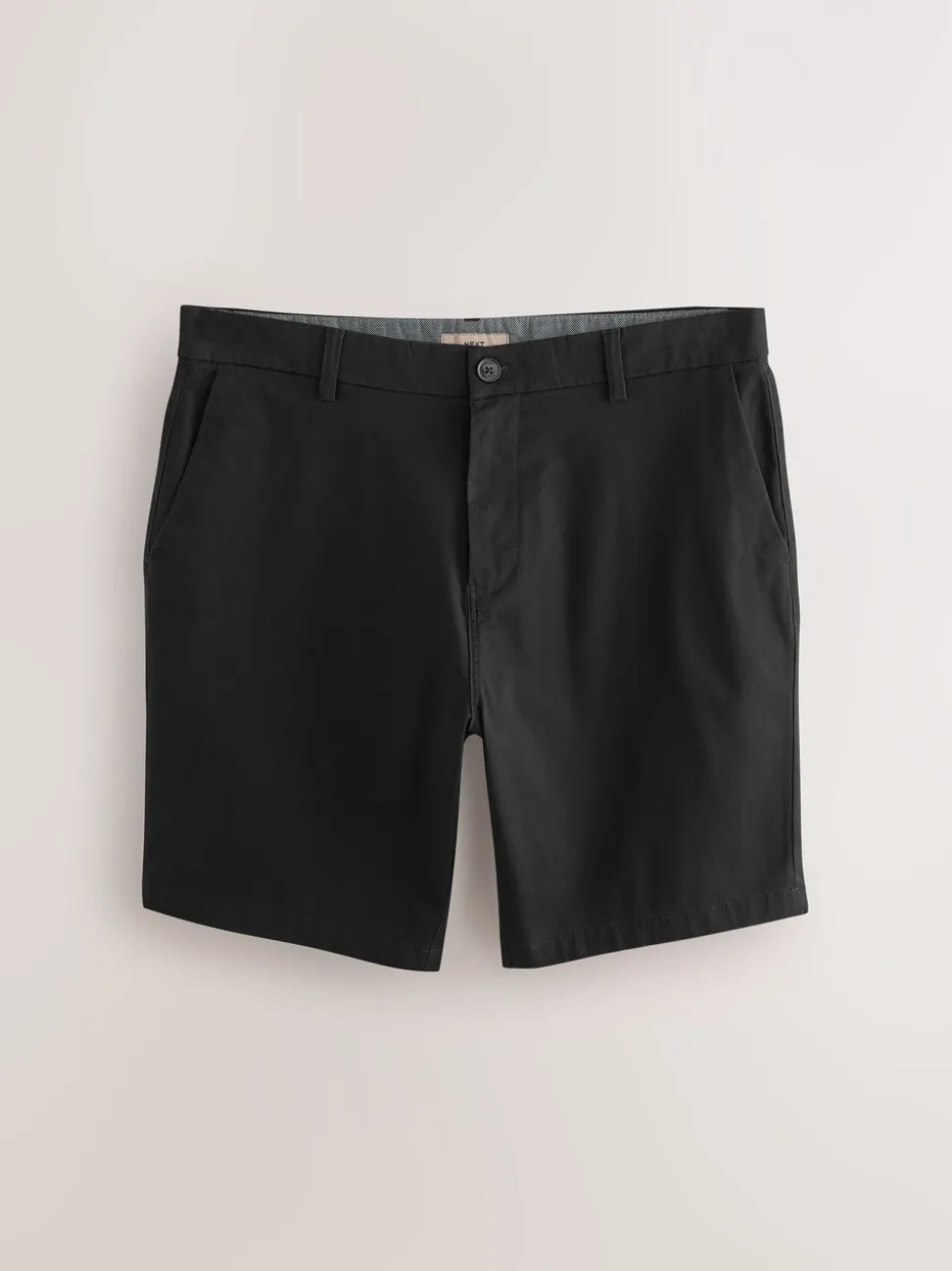Zwart/marineblauw - Straight fit - Set van 2 chinoshorts met stretch