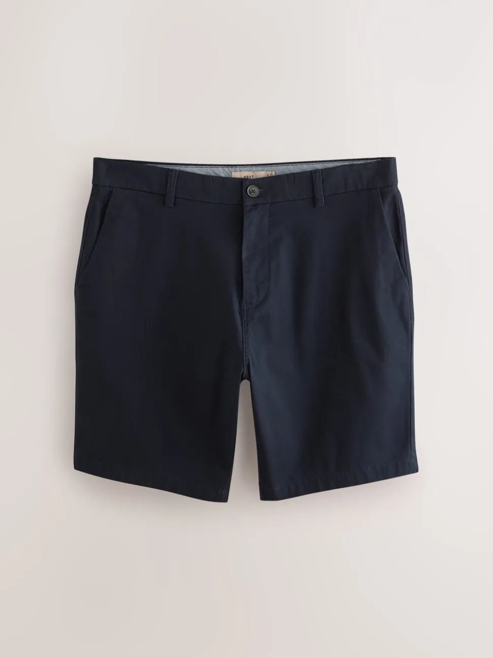 Zwart/marineblauw - Straight fit - Set van 2 chinoshorts met stretch